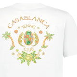 Casablanca Joyaux D'Afrique Tennis Club Printed T-Shirt in White