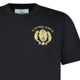 Casablanca Joyaux D'Afrique Tennis Club Printed T-Shirt in Black