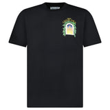 Casablanca Avenida Short Sleeve T-Shirt in Black