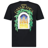 Casablanca Avenida Short Sleeve T-Shirt in Black