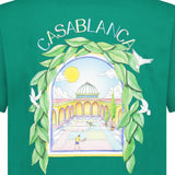 Casablanca L'Arche Tennis Club T-Shirt in Green