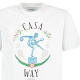 Casablanca Statue en Marbre Printed T-Shirt in White