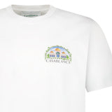 Casablanca Vue de Damas Printed T-Shirt in White