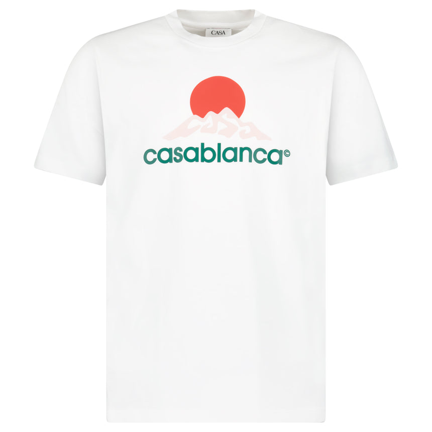 Casablanca 'Casa Montagne' Printed T-Shirt in White