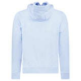 Burberry ‘Farley’ Logo Embroidered Hoodie in Light Blue