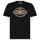 Casablanca "Unity Is Power" Printed T-Shirt in Black