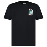 Casablanca L'Arche Short Sleeve T-Shirt in Black