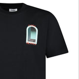 Casablanca L'Arche Short Sleeve T-Shirt in Black