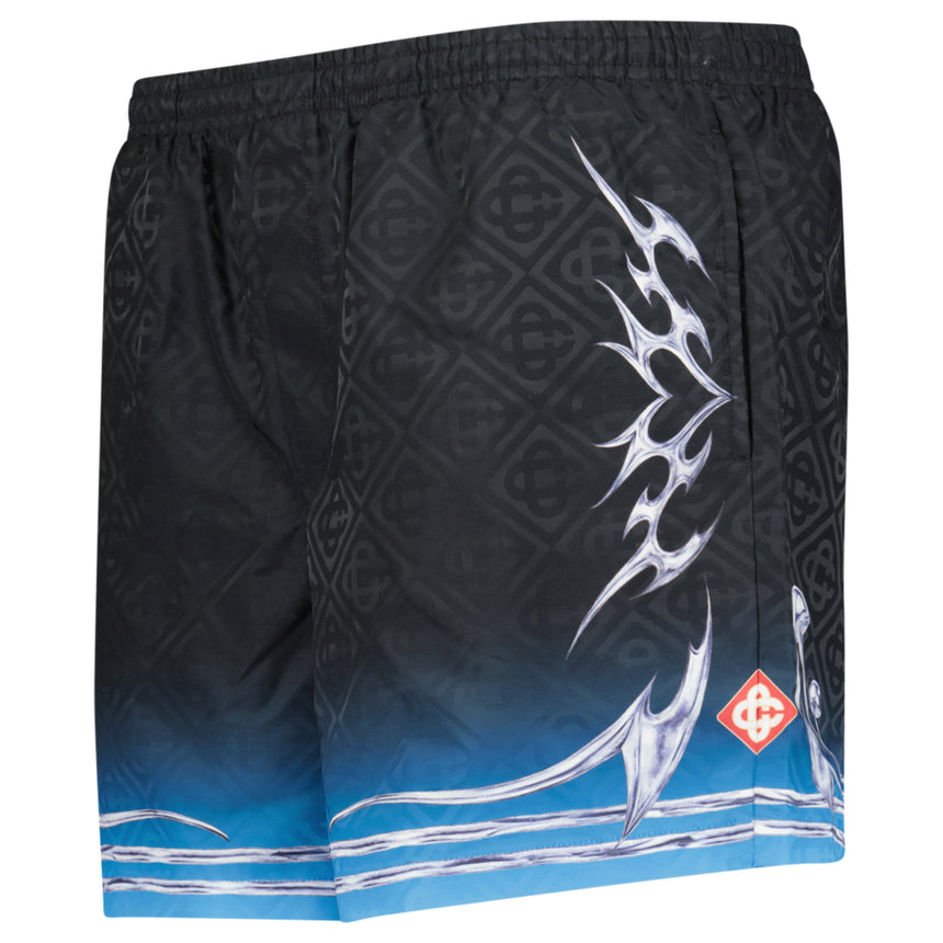 Casablanca 'Blades' Printed Gradient Swim Shorts