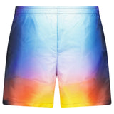 Casablanca Tie Dye Swim Shorts in Gradient Multicolour