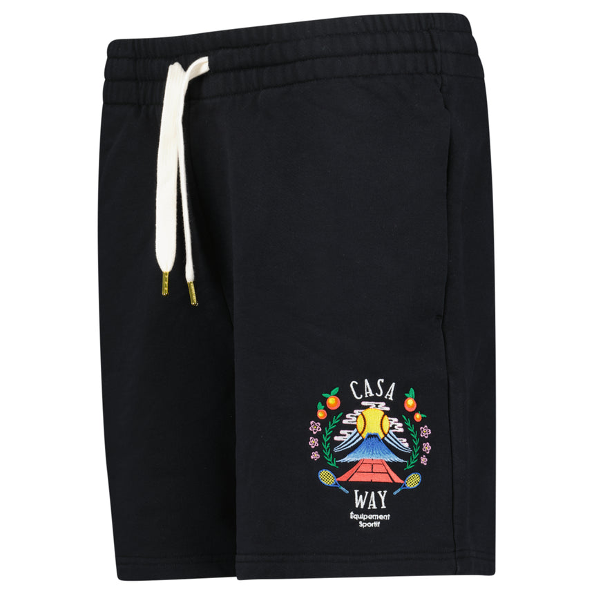 Casablanca 'Casa Way' Classic Sweatshorts in Black
