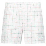Casablanca "Tennis Check" Technical Swim Shorts in White
