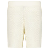 Casablanca Logo Textured Cotton-Blend Shorts in Light Beige