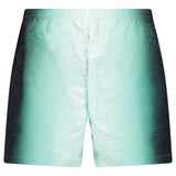 Casablanca Gradient Monogram Jacquard Swim Shorts in Teal Green
