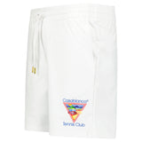 Casablanca Tennis Club Icon Sweatshorts in Off-White