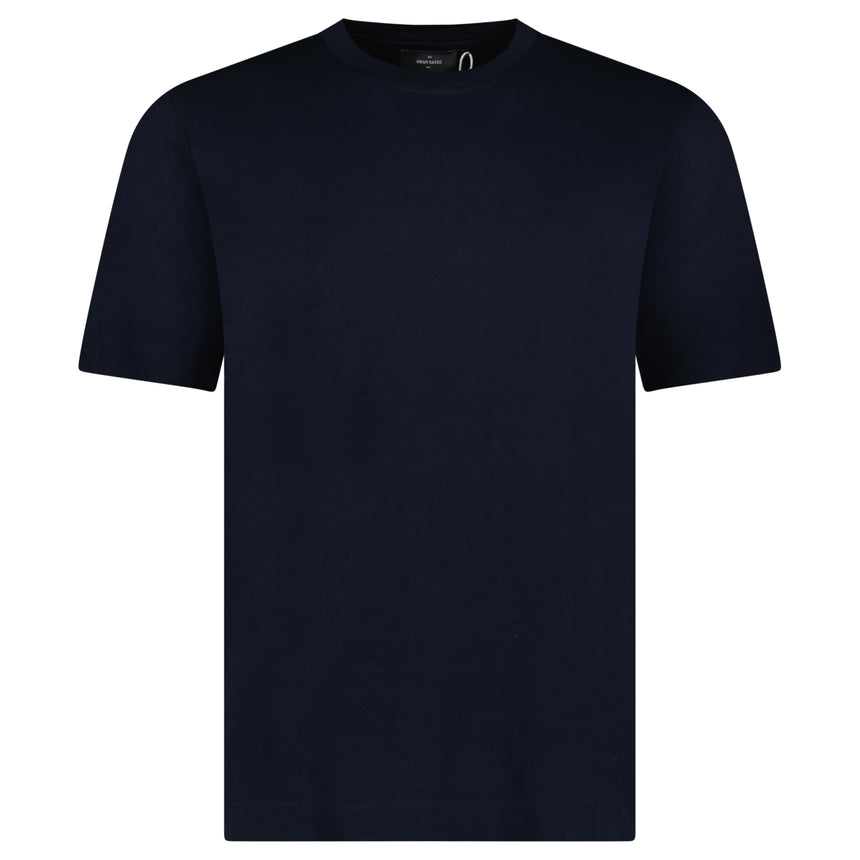 Gran Sasso Pure Cotton T-Shirt in Navy