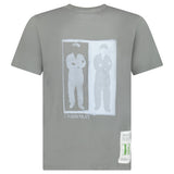 CP Company Logo T-Shirt in Smoked Pearl Grey