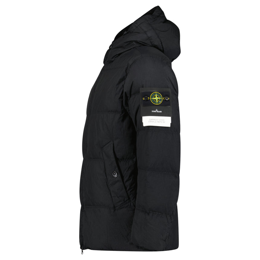 Stone Island Crinkle Reps NY Down Jacket in Black
