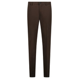 Berwich Komodo 'The Travel Fit' Trousers in Brown