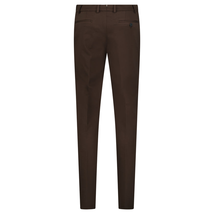 Berwich Komodo 'The Travel Fit' Trousers in Brown