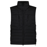 Stone Island Seamless Tunnel Nylon Down-TC Vest in Black