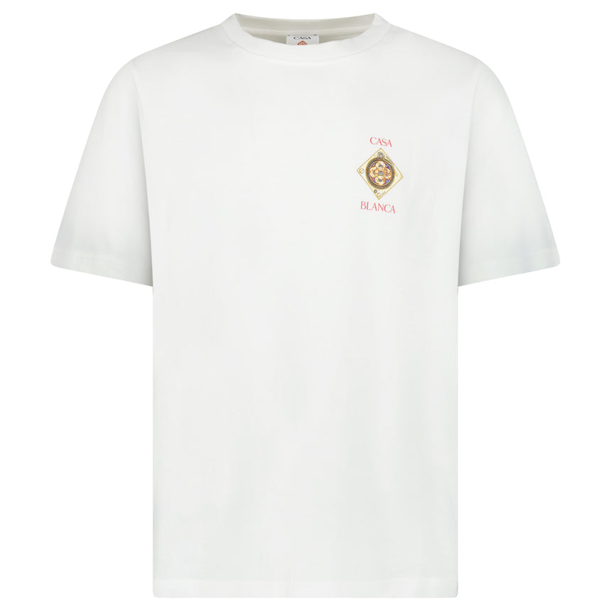 Casablanca 'Plafond Orné de Musique' Graphic-Print T-Shirt in White