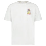 Casablanca Tennis Landscape Short Sleeve T-Shirt in White