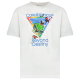 Casablanca Tennis Club 'Beyond Destiny' Graphic T-Shirt in Bright White