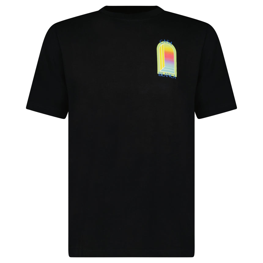 Casablanca L'Arche Screen-Print T-Shirt in Black