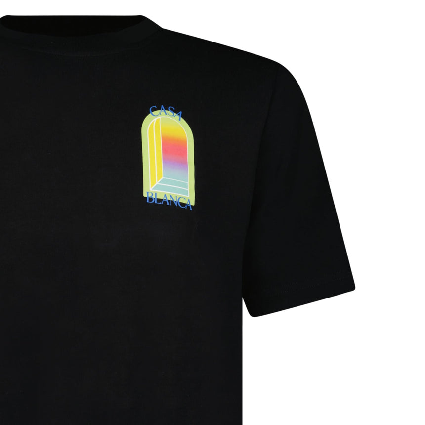 Casablanca L'Arche Screen-Print T-Shirt in Black