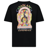 Casablanca 'The Essential Experience' Print Short-Sleeve T-Shirt in Black