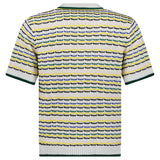 Casablanca Short Sleeve Polo Shirt in Multi Colour