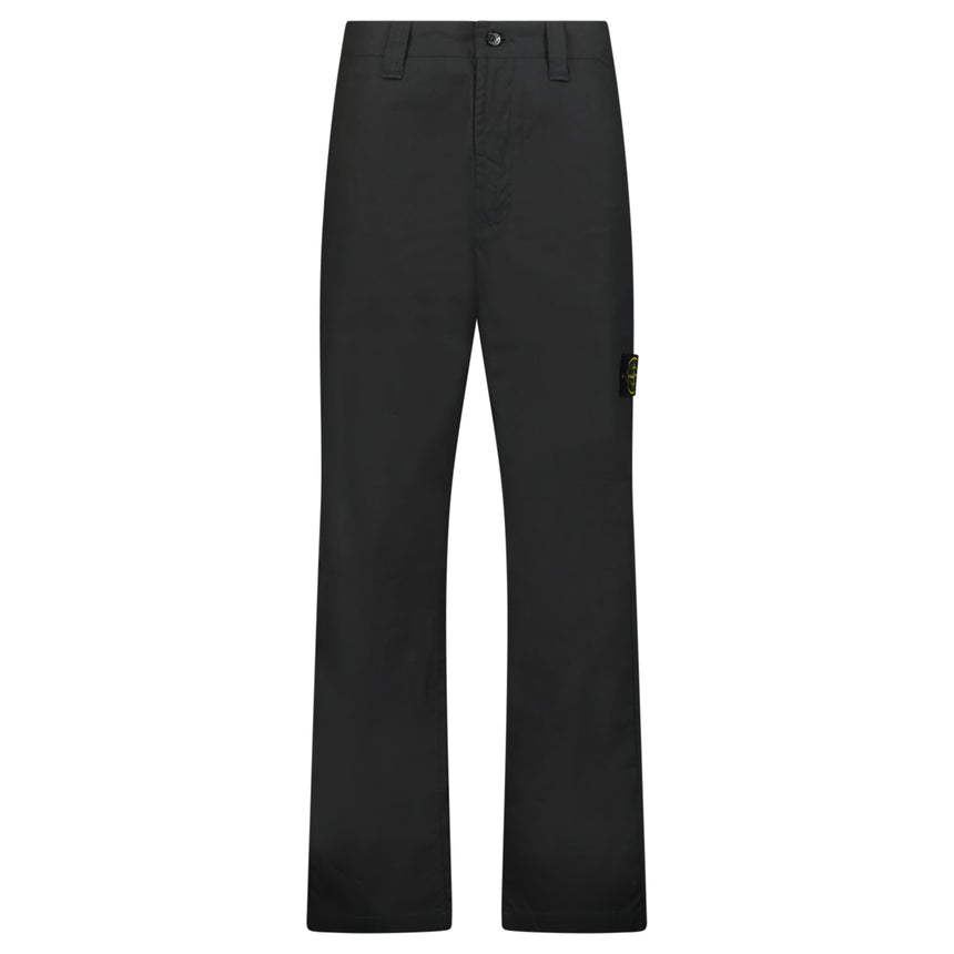 Stone Island Organic Cotton Ripstop Cargo Pants in Charcoal Grey