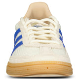 Adidas Originals Handball Spezial Mesh and Suede Trainers in Cream/Blue