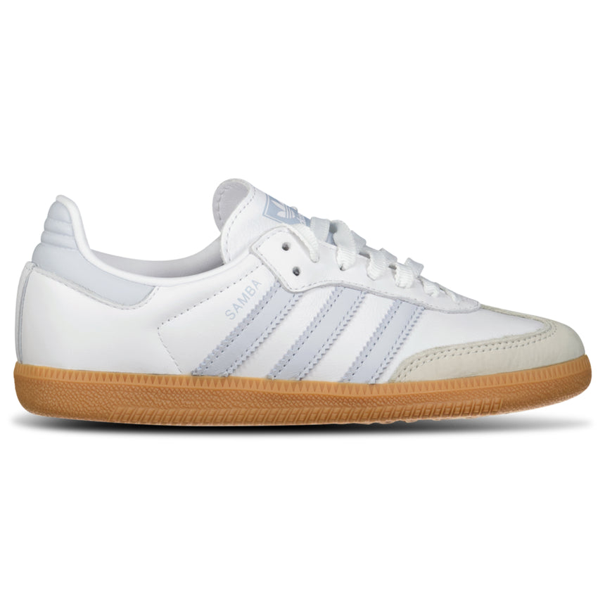 Adidas Originals Samba OG Trainers in White/Pastel Blue