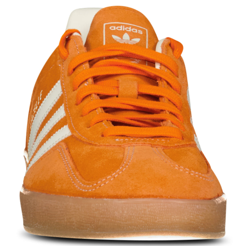 Adidas Gazelle Indoor Trainers in Orange/White