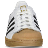 Adidas Superstar ADV Skate Shoes in White/Core Black/Gum