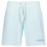 Casablanca Drawstring Cotton Shorts in Light Blue
