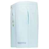 Casablanca Drawstring Cotton Shorts in Light Blue