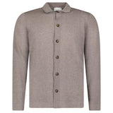 Gran Sasso Wool Knitted Cardigan in Brown
