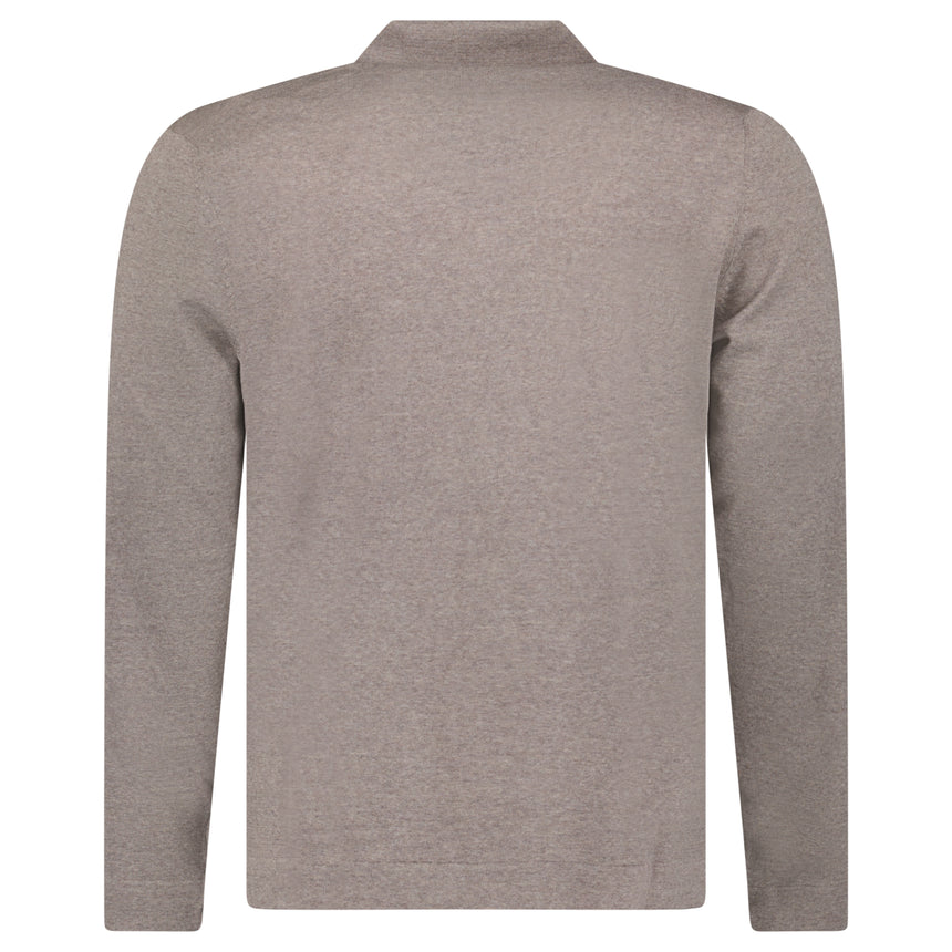 Gran Sasso Wool Knitted Cardigan in Brown