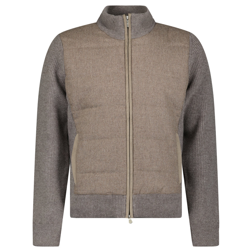 Gran Sasso Super Geelong and Flannel Wool Hybrid Jacket