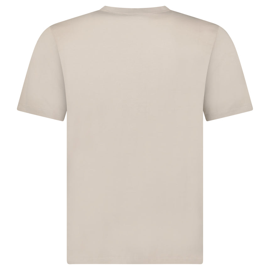 CP Company 30/1 Jersey Short Sleeve Chest Logo T-Shirt in Dove Grey