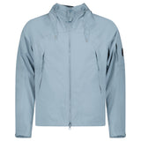 CP Company Pro-Tek Hooded Lens Jacket in Silver Blue