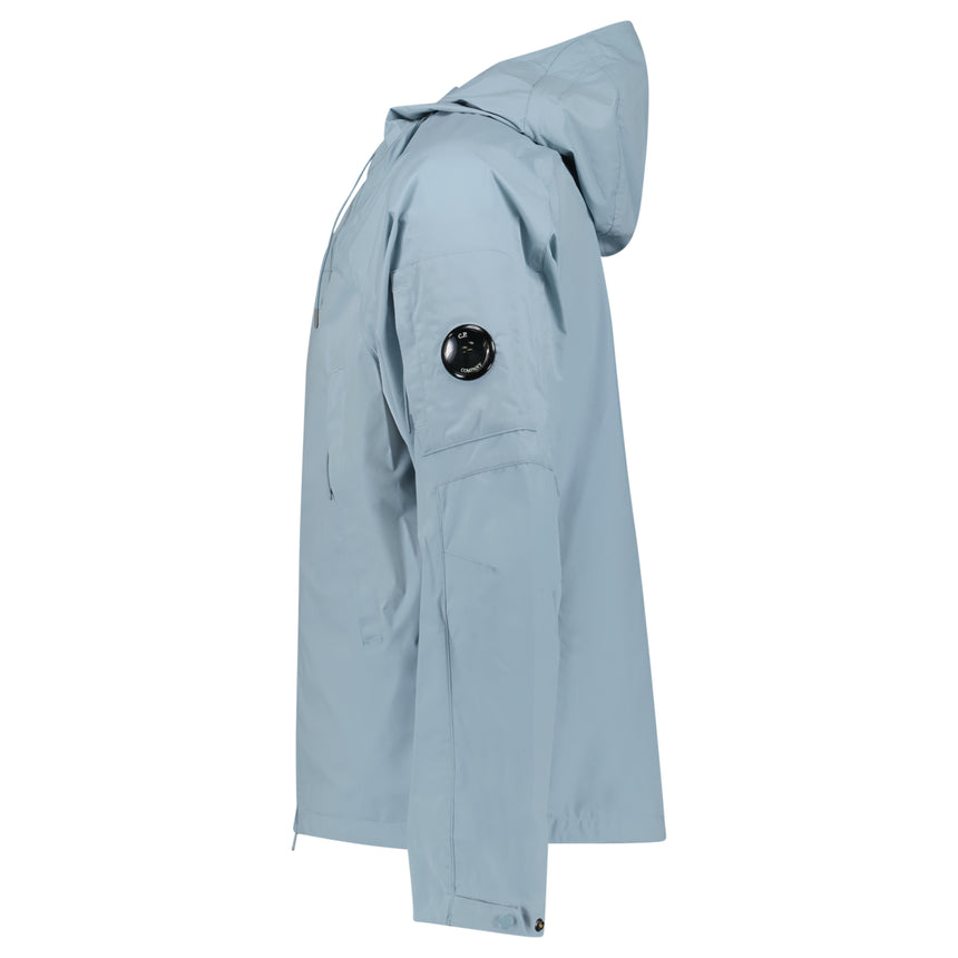 CP Company Pro-Tek Hooded Lens Jacket in Silver Blue