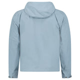 CP Company Pro-Tek Hooded Lens Jacket in Silver Blue