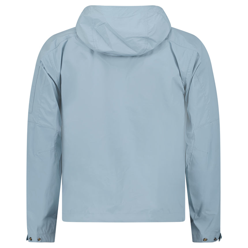 CP Company Pro-Tek Hooded Lens Jacket in Silver Blue