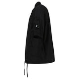 CP Company Chrome-R Short Sleeve Lens Overshirt in Black