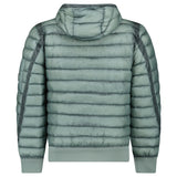 CP Company D.D. Shell Down Hooded Lens Jacket in Silver Blue
