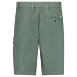 CP Company 50 Fili Stretch Loose Lens Cargo Shorts in Laurel Wreath Green